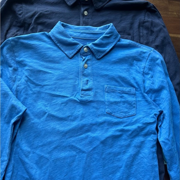 CREWCUTS Big Boys Long Sleeve Polos (set of 2) - Picture 1 of 10